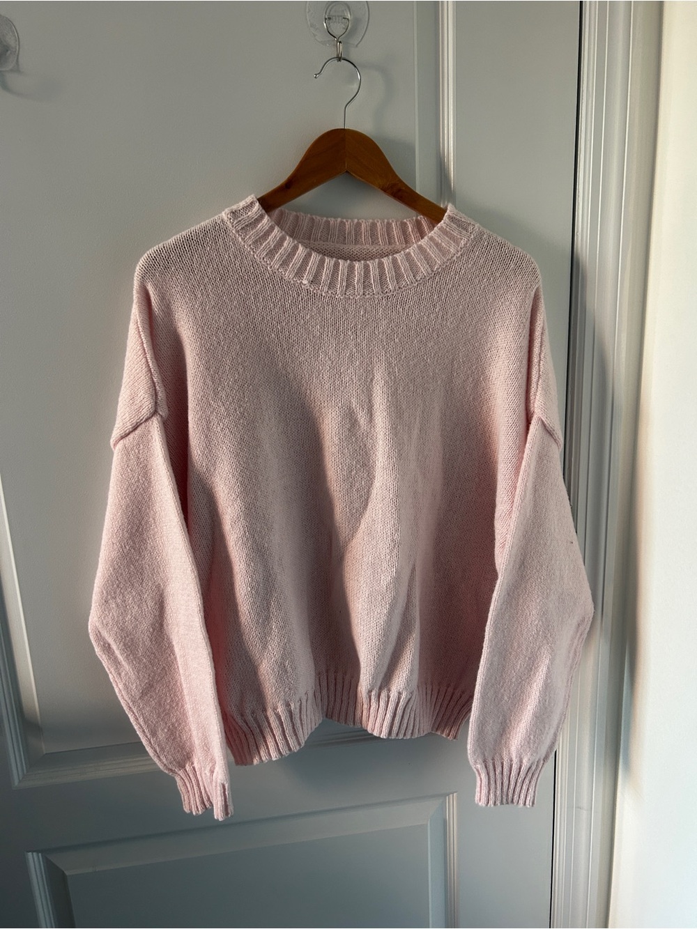 Shein Baby Pink Crewneck Sweater
